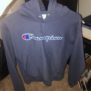 Champion blue hoodie